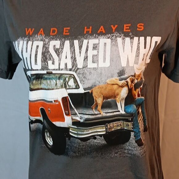 Wade Hayes "Who Saved Who" Women's Tee - Picture 2 of 5